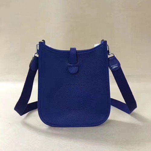 Hermes Mini Evelyne TPM Bag Electric Blue