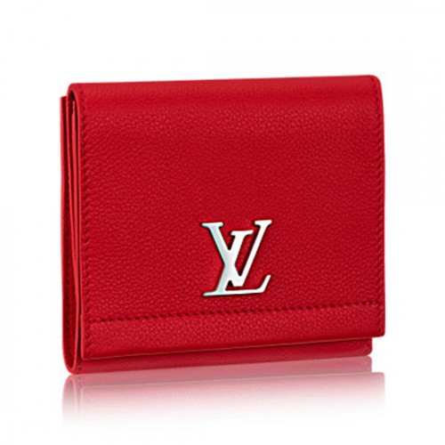 Louis Vuitton Lockme II Compact Wallet M64308 Taurillon Leather