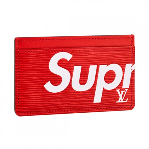 Louis Vuitton x Supreme Porte Carte Simple Card Holder M67712 Epi Leather