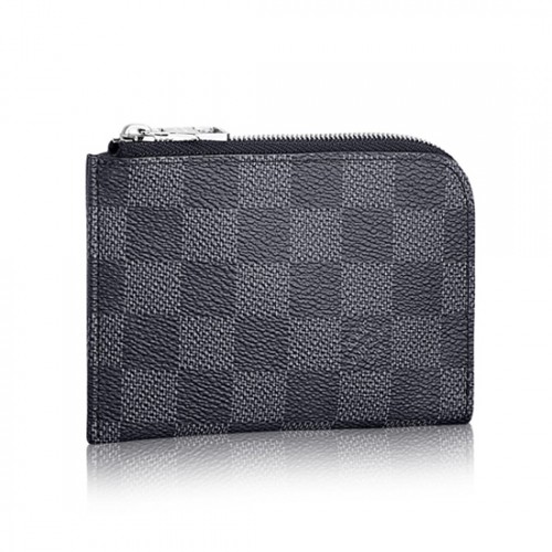 Louis Vuitton Coin Purse N63237 Damier Graphite Canvas