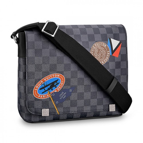 Louis Vuitton District PM N41054 Damier Graphite Canvas