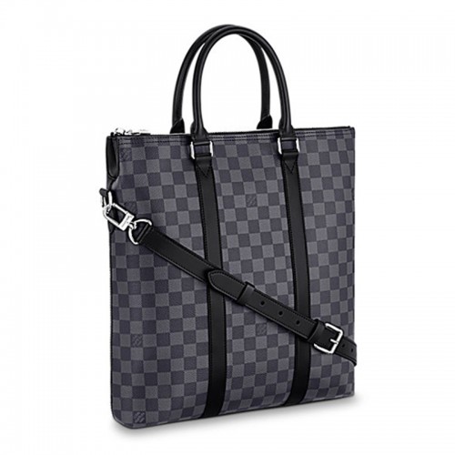 Louis Vuitton Anton Tote N40000 Damier Graphite Canvas