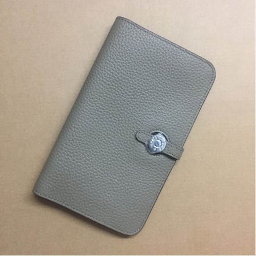 Hermes Dogon Wallet Togo Leather H001 Grey