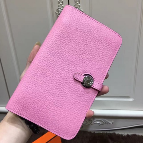 Hermes Dogon Wallet Togo Leather H001 Pink