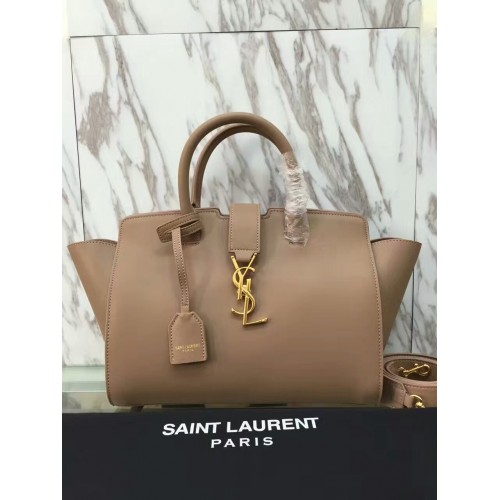 YSL Downtown Cabas Tote 30cm Apricot