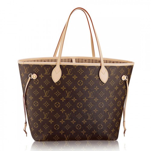 Louis Vuitton M40156 Neverfull MM Shoulder Bag Monogram Canvas