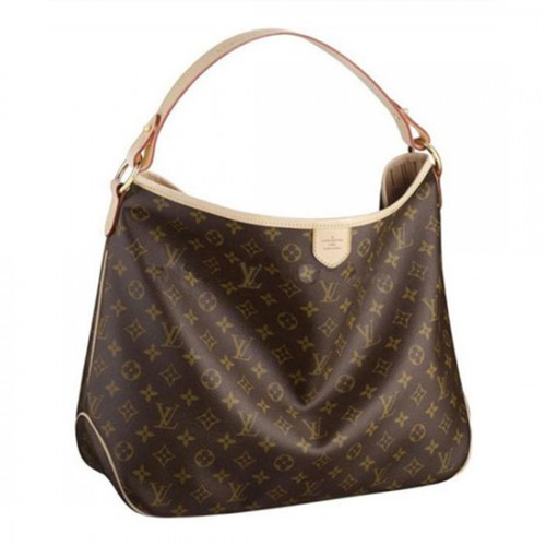 Louis Vuitton M40353 Delightful Monogram MM Hobo Bag Monogram Canvas