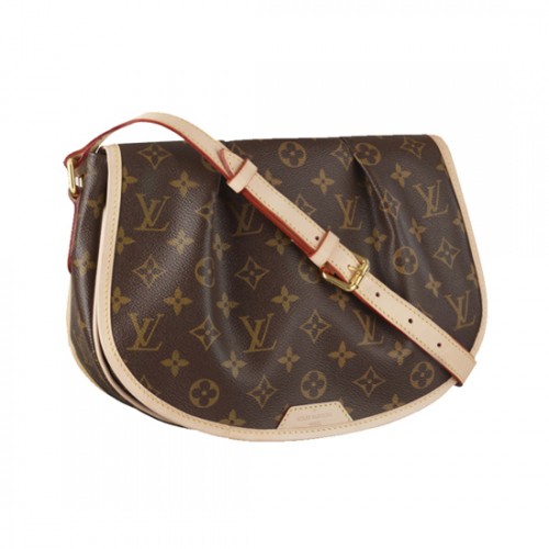 Louis Vuitton M40474 Menilmontant PM Crossbody Bag Monogram Canvas