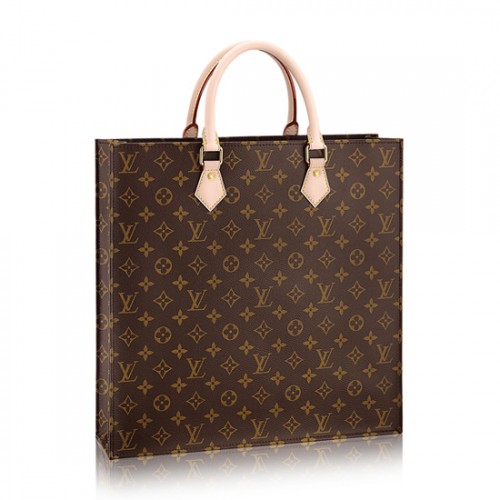 Louis Vuitton M40805 Sac Plat NM Tote Bag Monogram Canvas