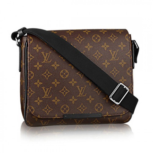 Louis Vuitton M40935 District PM Messenger Bag Monogram Macassar Canvas