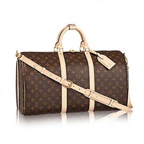 Louis Vuitton M41416 Keepall Bandouliere 50 Duffel Bag Monogram Canvas