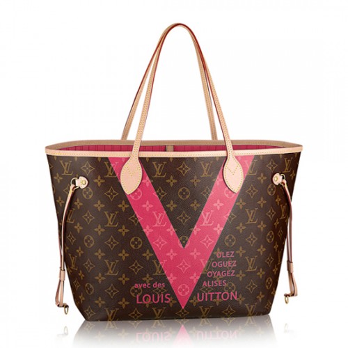 Louis Vuitton M41602 Neverfull MM Shoulder Bag Monogram Canvas