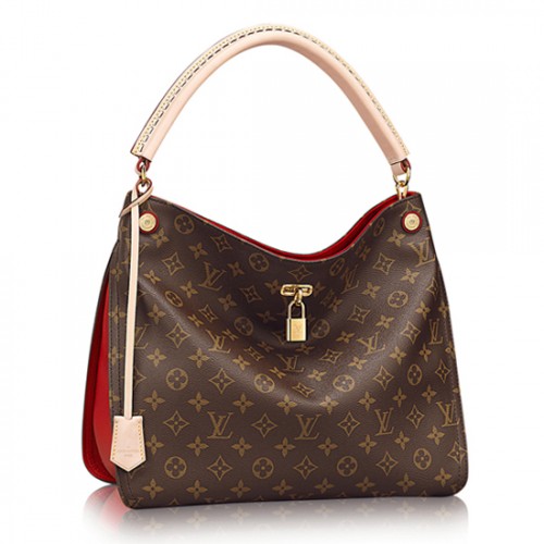 Louis Vuitton M41620 Gaia Hobo Bag Monogram Canvas