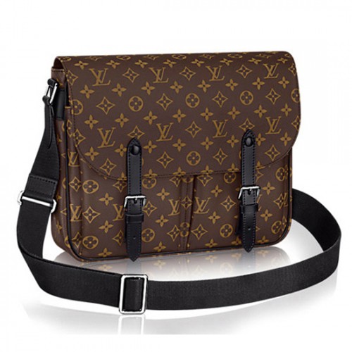 Louis Vuitton M41643 Christopher Messenger Bag Monogram Macassar Canvas