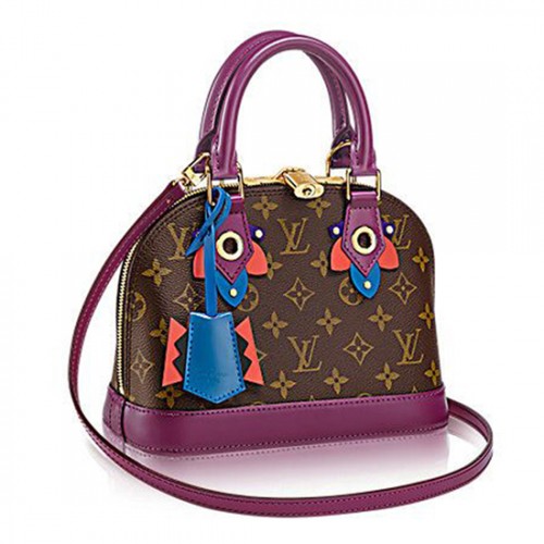 Louis Vuitton M41660 Alma BB Totem Tote Bag Monogram Canvas