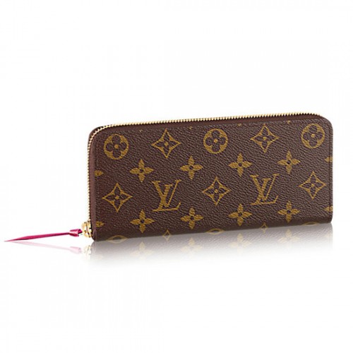 Louis Vuitton M42119 Clemence Wallet Monogram Canvas