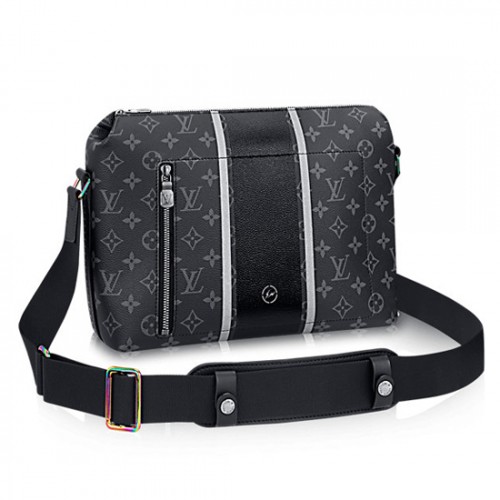 Louis Vuitton M43410 Apollo Messenger PM Messenger Bag Monogram Eclipse Canvas