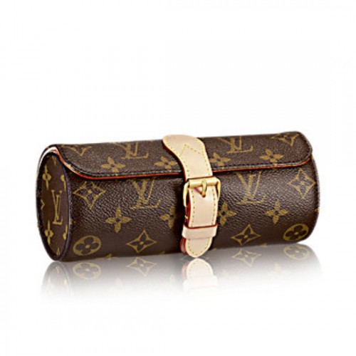 Louis Vuitton M47530 3 Watch Case Monogram Canvas