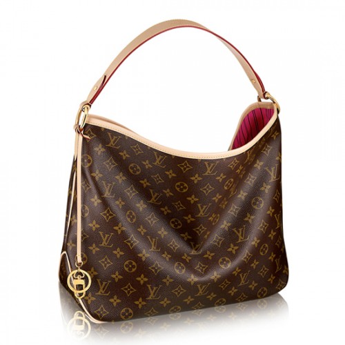 Louis Vuitton M50157 Delightful MM Hobo Bag Monogram Canvas