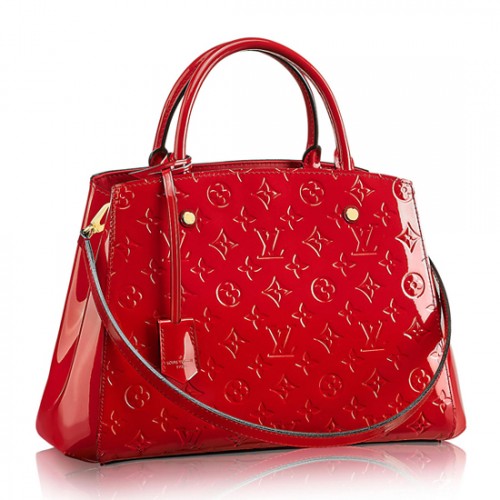 Louis Vuitton M50167 Montaigne MM Tote Bag Monogram Vernis