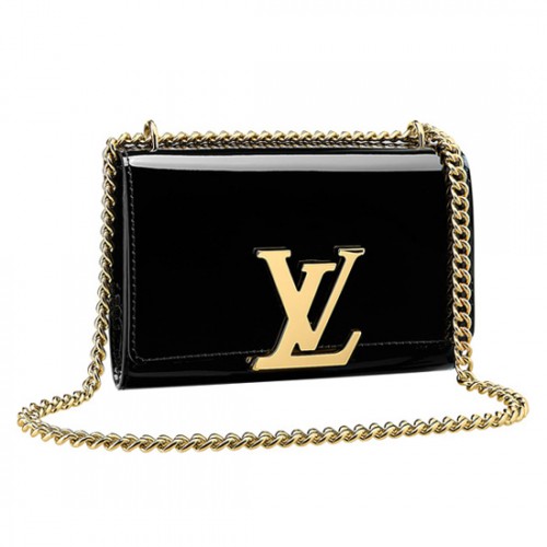 Louis Vuitton M50433 Chain Louise MM Crossbody Bag Monogram Vernis