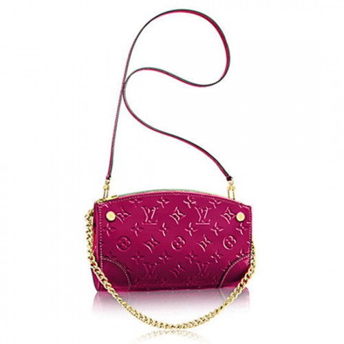 Louis Vuitton M50587 Santa Monica Clutch Crossbody Bag Monogram Vernis