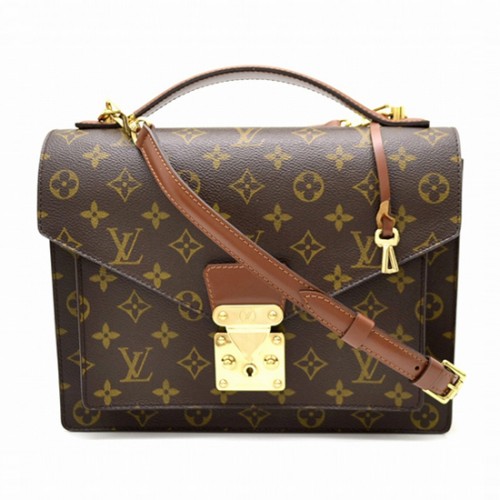 Louis Vuitton M51185 Monceau Crossbody Bag Monogram Canvas