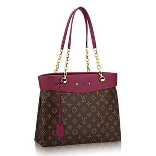 Louis Vuitton M51196 Pallas Shopper Shoulder Bag Monogram Canvas