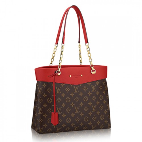 Louis Vuitton M51197 Pallas Shopper Shoulder Bag Monogram Canvas