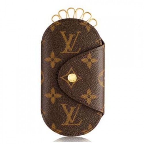 Louis Vuitton M60116 Round Key Holder PM Monogram Canvas