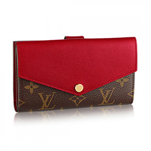 Louis Vuitton M60140 Pallas Compact Wallet Monogram Canvas