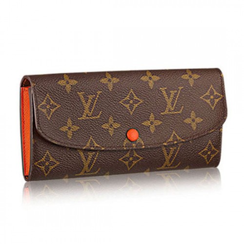 Louis Vuitton M60696 Emilie Wallet Monogram Canvas