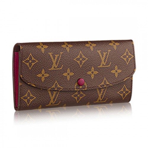 Louis Vuitton M60697 Emilie Wallet Monogram Canvas