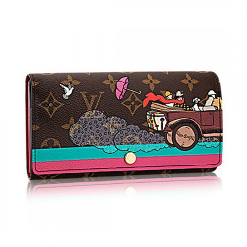 Louis Vuitton M61359 Sarah Wallet Evasion Monogram Canvas