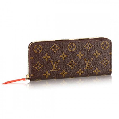 Louis Vuitton M61536 Clemence Wallet Monogram Canvas