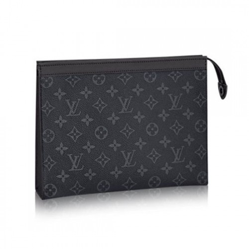 Louis Vuitton M61692 Pochette Voyage MM Monogram Eclipse Canvas