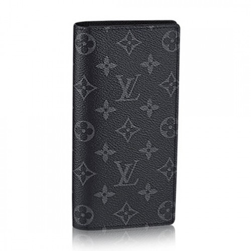 Louis Vuitton M61697 Brazza Wallet Monogram Eclipse Canvas