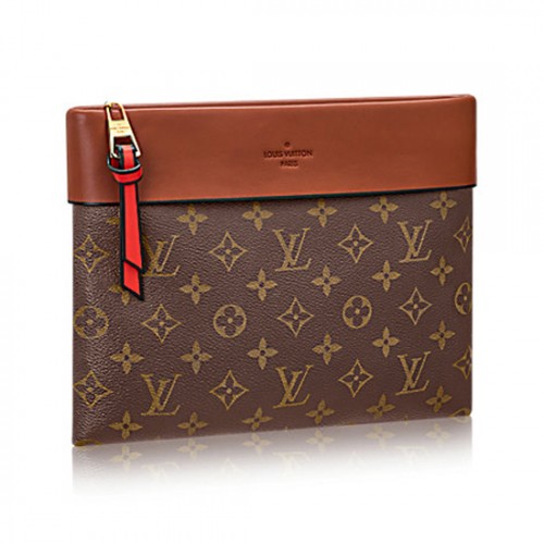 Louis Vuitton M64035 Pochette Tuileries Monogram Coated Canvas