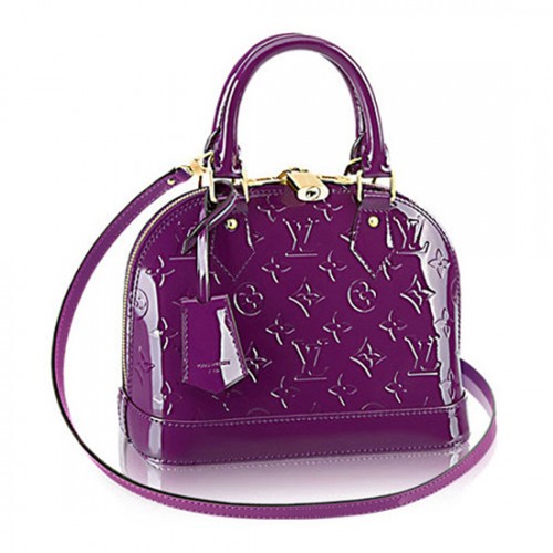 Louis Vuitton M90102 Alma BB Tote Bag Monogram Vernis