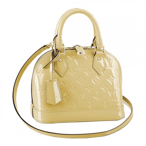 Louis Vuitton M90104 Alma BB Tote Bag Monogram Vernis