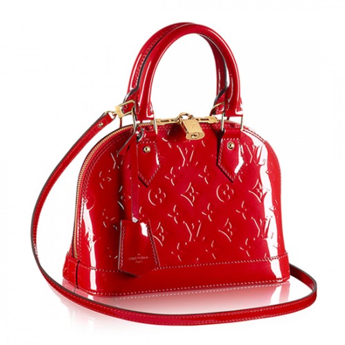 Louis Vuitton M90174 Alma BB Tote Bag Monogram Vernis