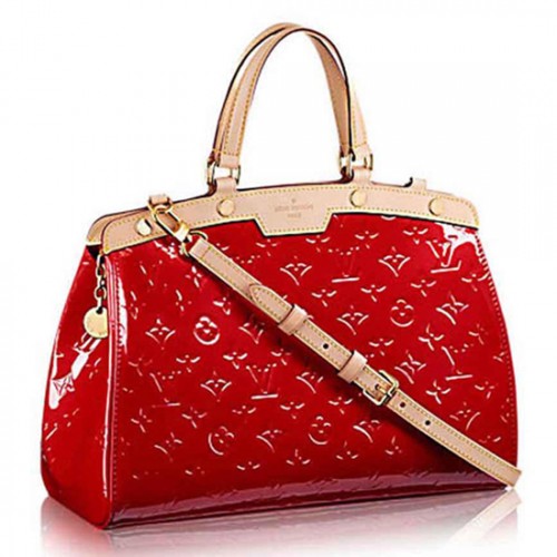 Louis Vuitton M90179 Brea MM Tote Bag Monogram Vernis