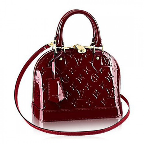 Louis Vuitton M90231 Alma BB Tote Bag Monogram Vernis