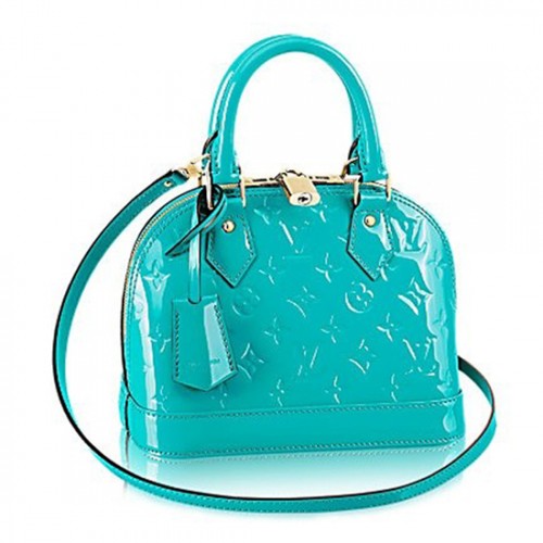 Louis Vuitton M90302 Alma BB Tote Bag Monogram Vernis