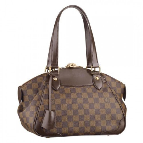 Louis Vuitton N41117 Verona PM Shoulder Bag Damier Ebene Canvas