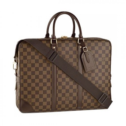 Louis Vuitton N41122 Porte-Documents Voyage GM Briefcase Damier Ebene Canvas