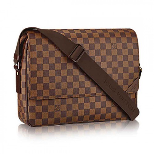 Louis Vuitton N41149 Shelton MM Messenger Bag Damier Ebene Canvas