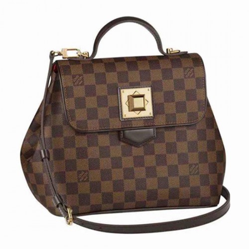 Louis Vuitton N41167 Bergamo PM Shoulder Bag Damier Ebene Canvas