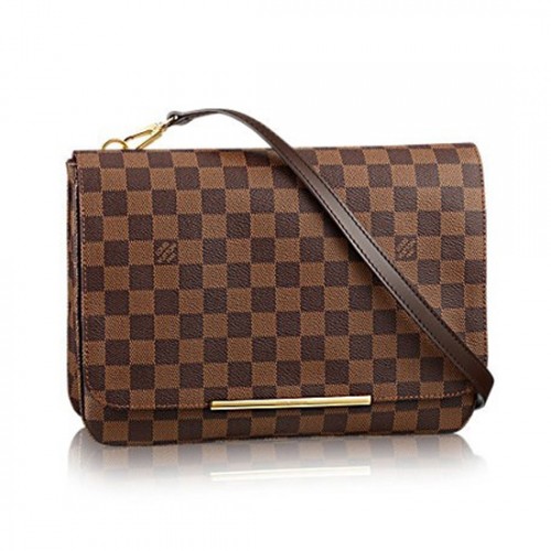 Louis Vuitton N41253 Hoxton GM Crossbody Bag Damier Ebene Canvas