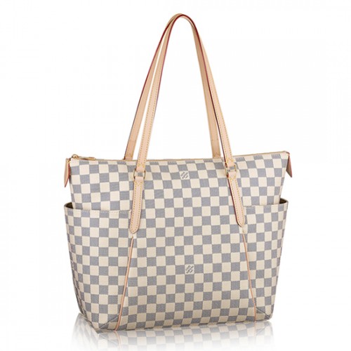 Louis Vuitton N41279 Totally MM Shoulder Bag Damier Azur Canvas